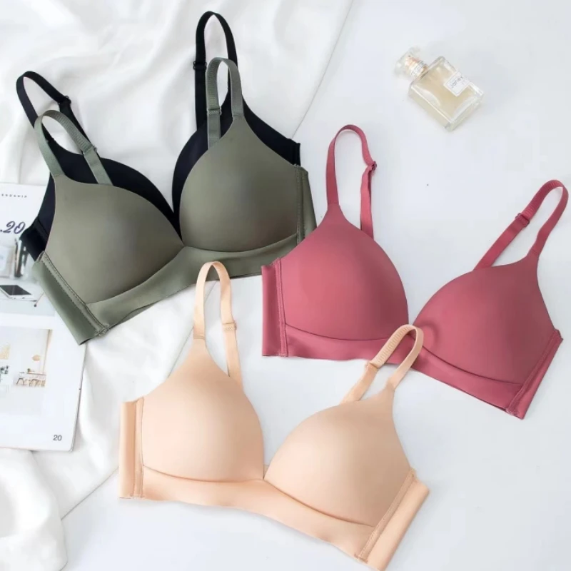 Bralette Wireless Soft - 일본식 여성용 심리스 푸쉬업 브라, 무선