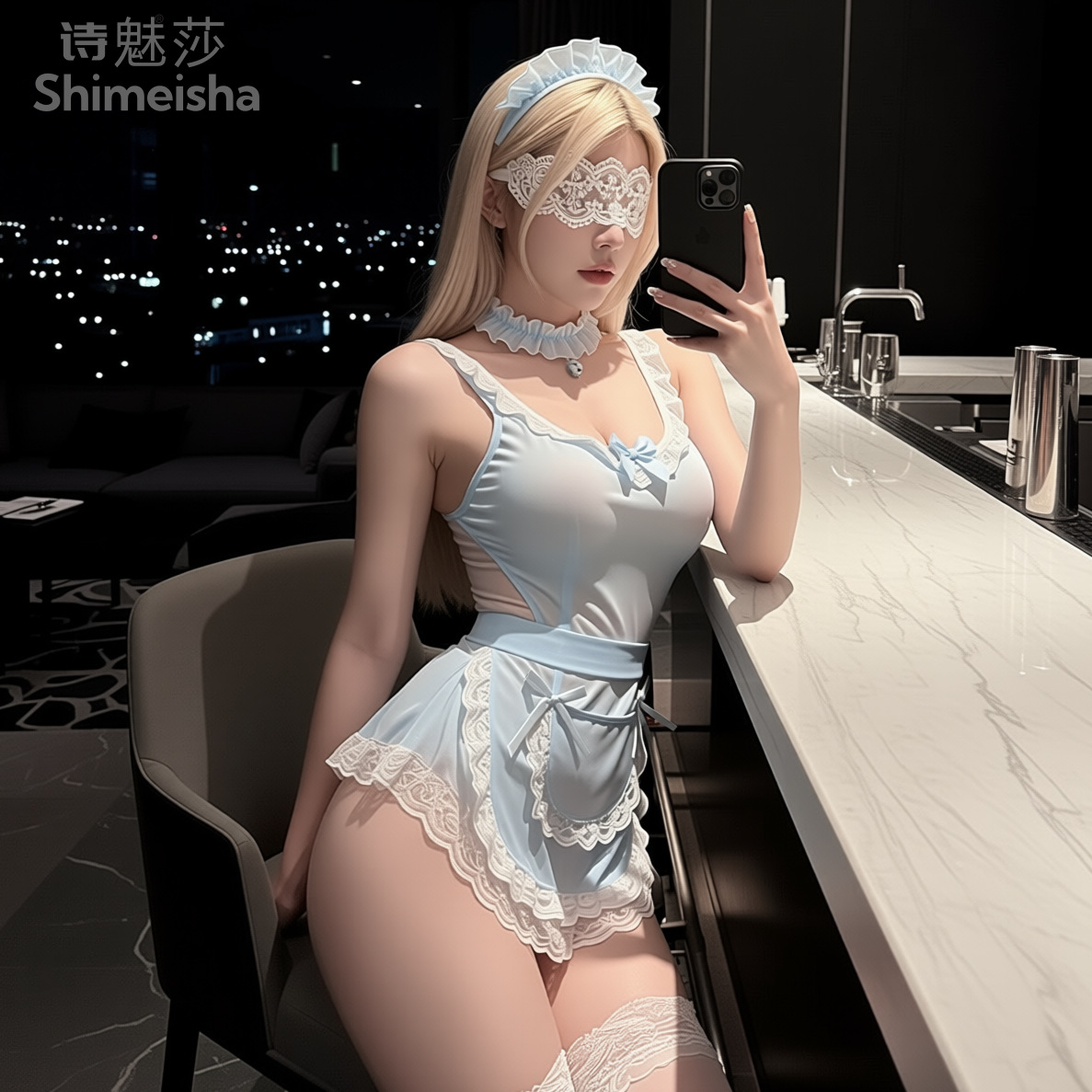 지미코 블루 & 화이트 레이스 테디 바디수트, 여성용  - Lace Teddy Lingerie 리뷰 및 가격