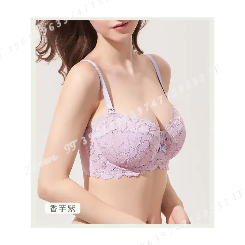 여성 플러스 사이즈 프렌치 레이스 브라렛 무선 풀커버  - Bralette Wireless Soft 리뷰 및 가격