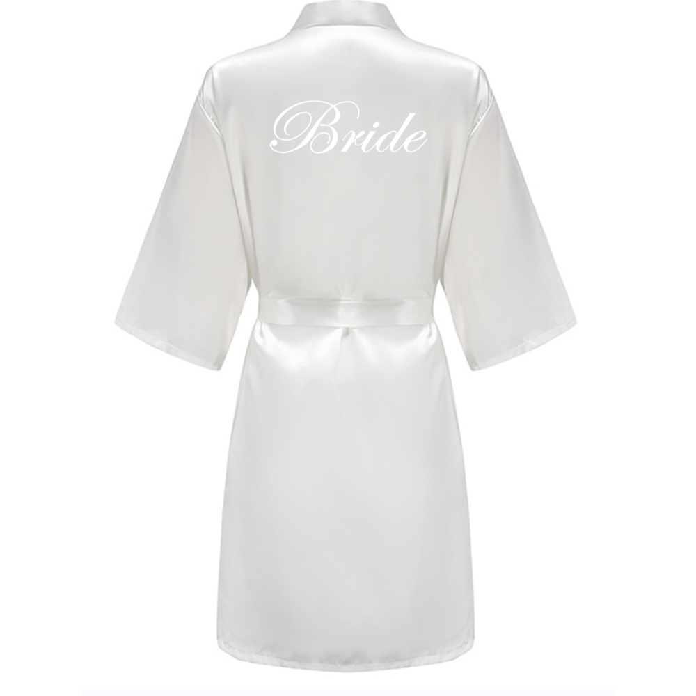 웨딩 신부 들러리 가운 드레싱 가운 섹시한 여성 목욕  - Robe Silk Women 리뷰 및 가격